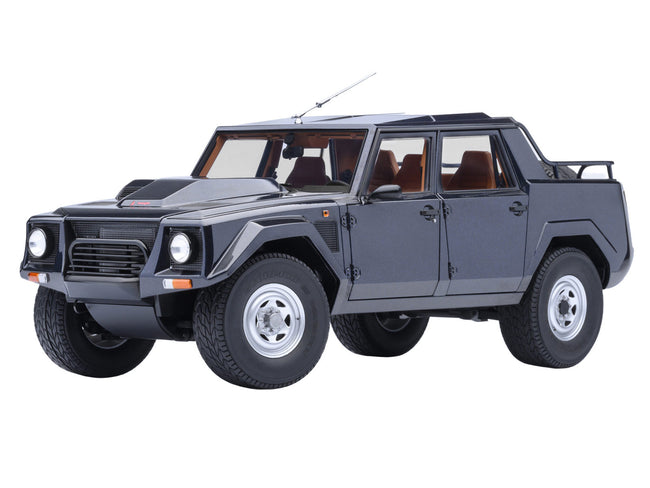 Lamborghini LM002 Blu Acapulco Blue Metallic 1/18 Model Car by Autoart