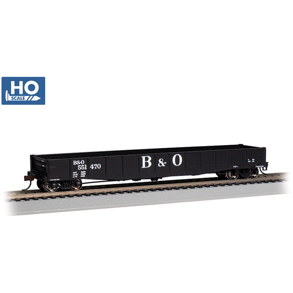 Bachmann 50'6" Drop End Gondola - Baltimore & Ohio® #551470