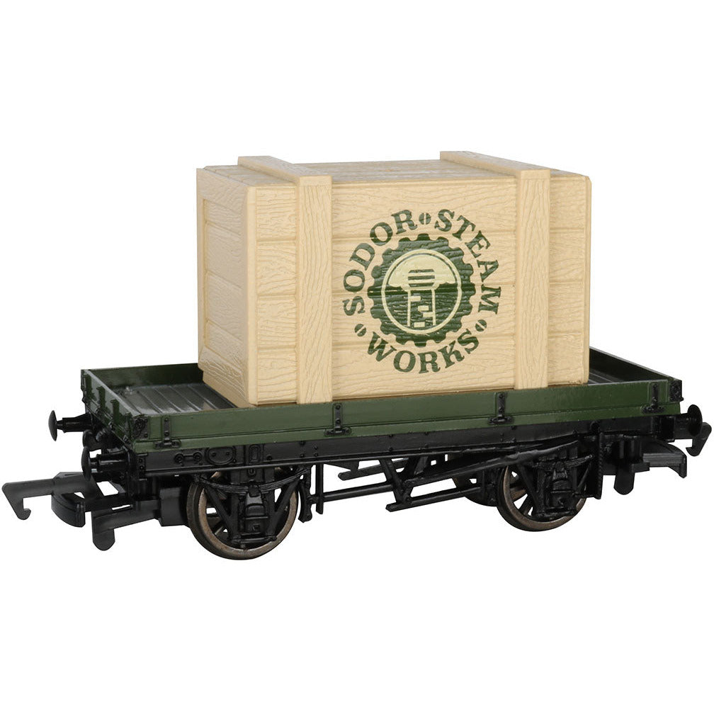 Bachmann 1 Plank Wagon with Sodor Steam Works Crate