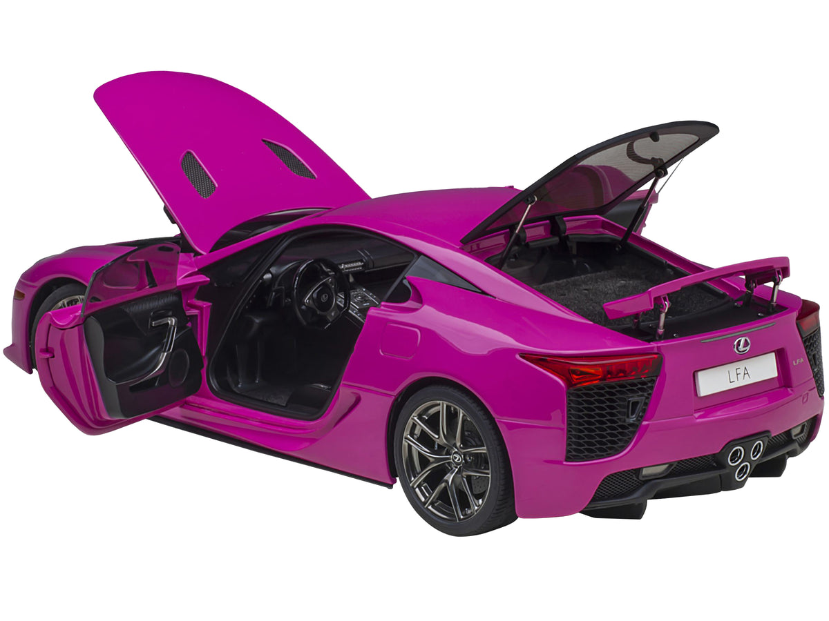 Lexus LFA Passionate Pink 1/18 Model Car by Autoart - view 2