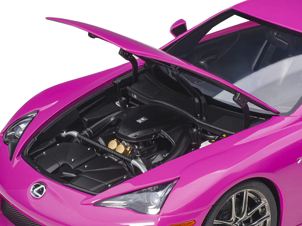 Lexus LFA Passionate Pink 1/18 Model Car by Autoart - view 3