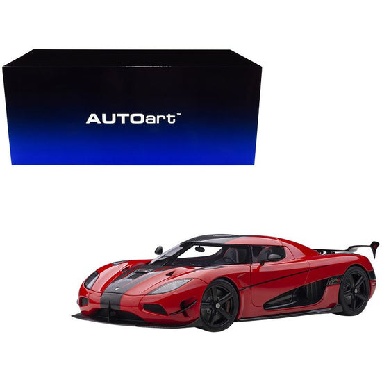 Koenigsegg Agera RS Chili Red with Black Accents 1/18 Model Car by Autoart