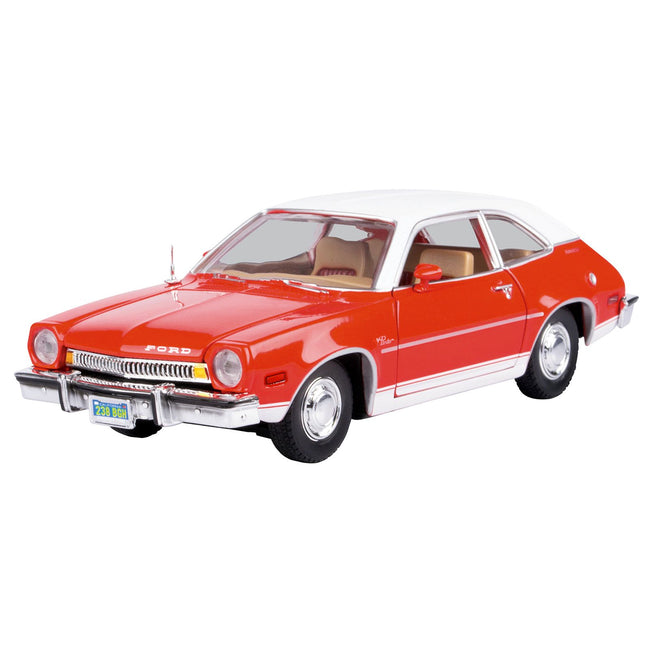 1974 Ford Pinto Orange with White Top "Forgotten Classics" Series 1/24 Diecast Model Car by Motormax