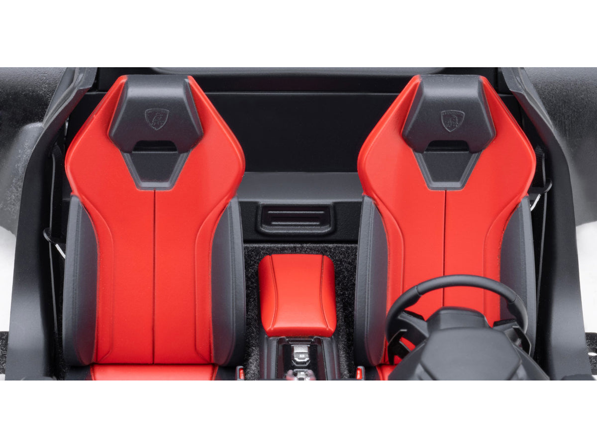 Lamborghini Huracan GT "LB-Silhouette Works" Hyper Red Metallic with Black Top 1/18 Model Car by Autoart - view 4