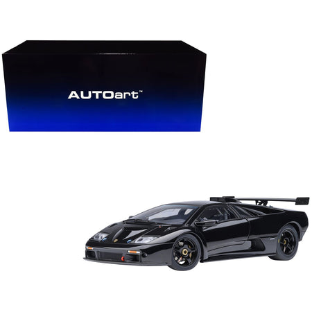 Lamborghini Diablo GTR Deep Black 1/18 Model Car by Autoart