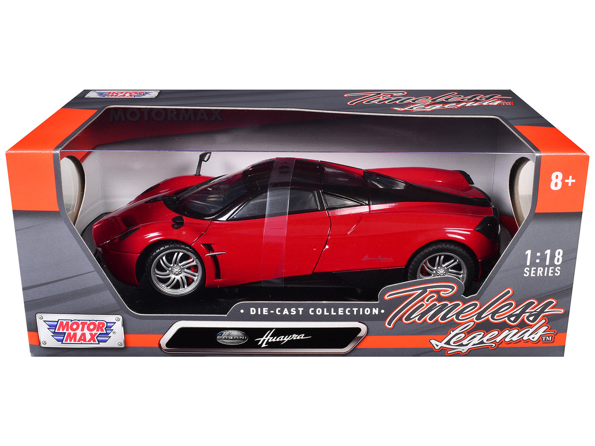Pagani Huayra Red 1/18 Diecast Car Model by Motormax - view 2