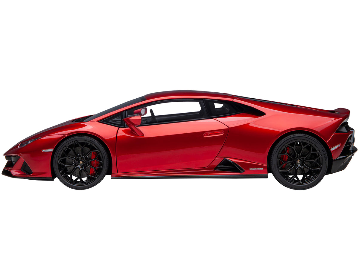 Lamborghini Huracan EVO Rosso Bia Red Metallic 1/18 Model Car by Autoart - view 5