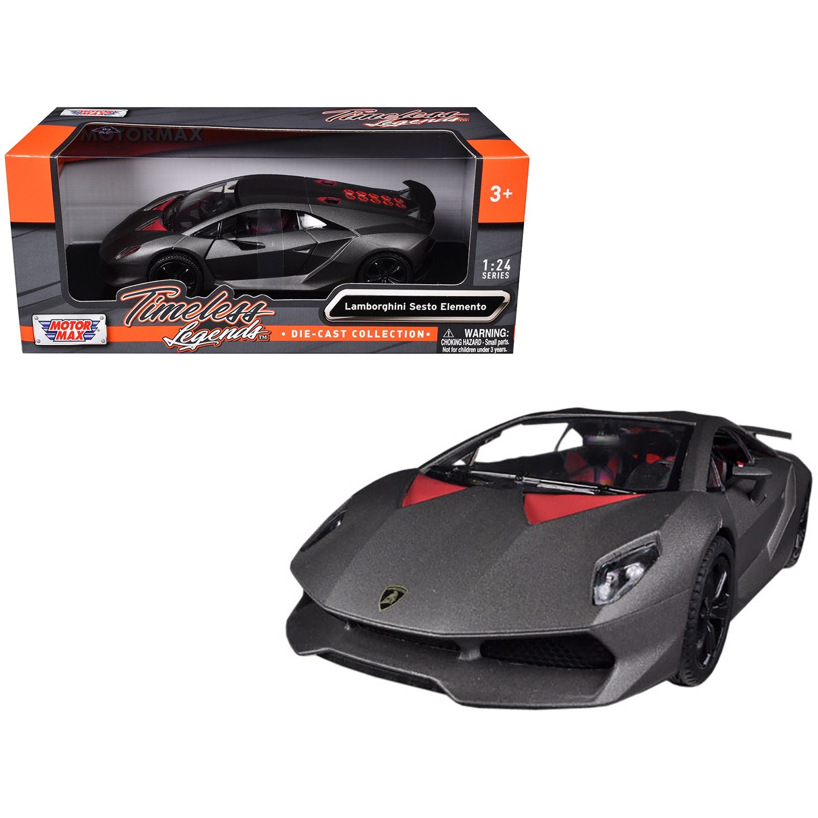 Lamborghini Sesto Elemento Carbon 1/24 Diecast Car Model by Motormax