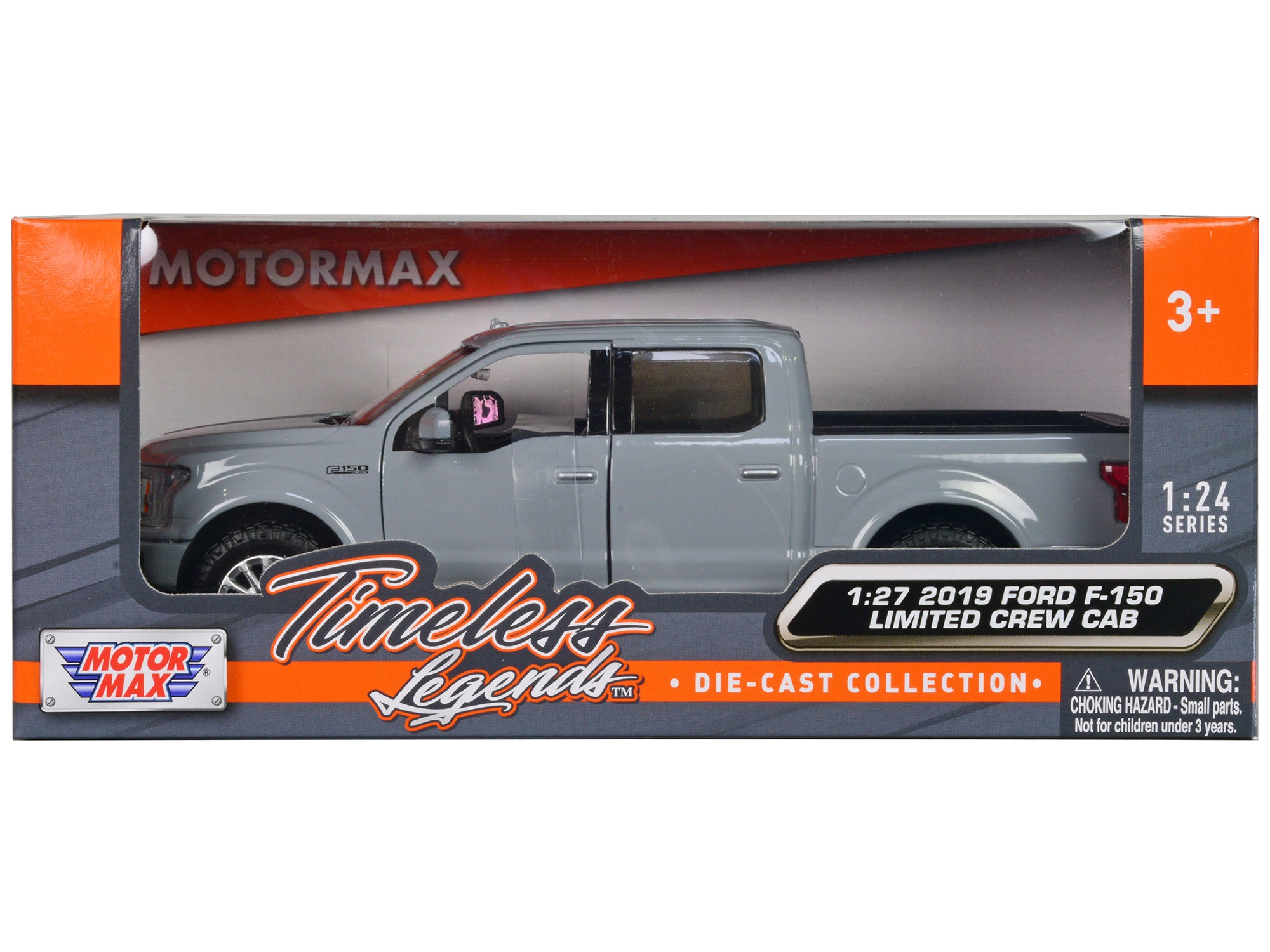 2019 RAM 1500 Laramie Crew Cab Pickup Truck Gray "Timeless Legends" Series 1/27 Diecast Model Car by Motormax