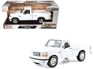 1993 Ford F-150 SVT Lightning Pickup Truck White "Maxx Design" Series 1/24 Diecast Model Car by Motormax