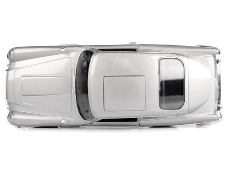 Aston Martin DB5 RHD (Right Hand Drive) Silver Metallic James Bond 007 "Goldfinger" (1964) Movie "James Bond Collection" Series 1/24 Diecast Model Car by Motormax - view 5