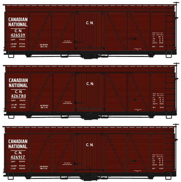 HO CN 36' BOXCAR SINGLE       