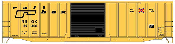 HO RAILBOX 50' STL SINGLE     