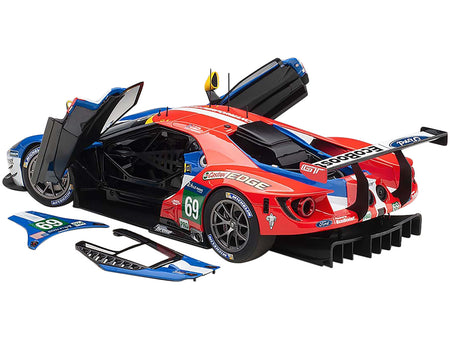 Ford GT #69 Ryan Briscoe - Richard Westbrook - Scott Dixon "Ford Chip Ganassi Team USA" 24H Le Mans (2016) 1/18 Model Car by Autoart - view 2