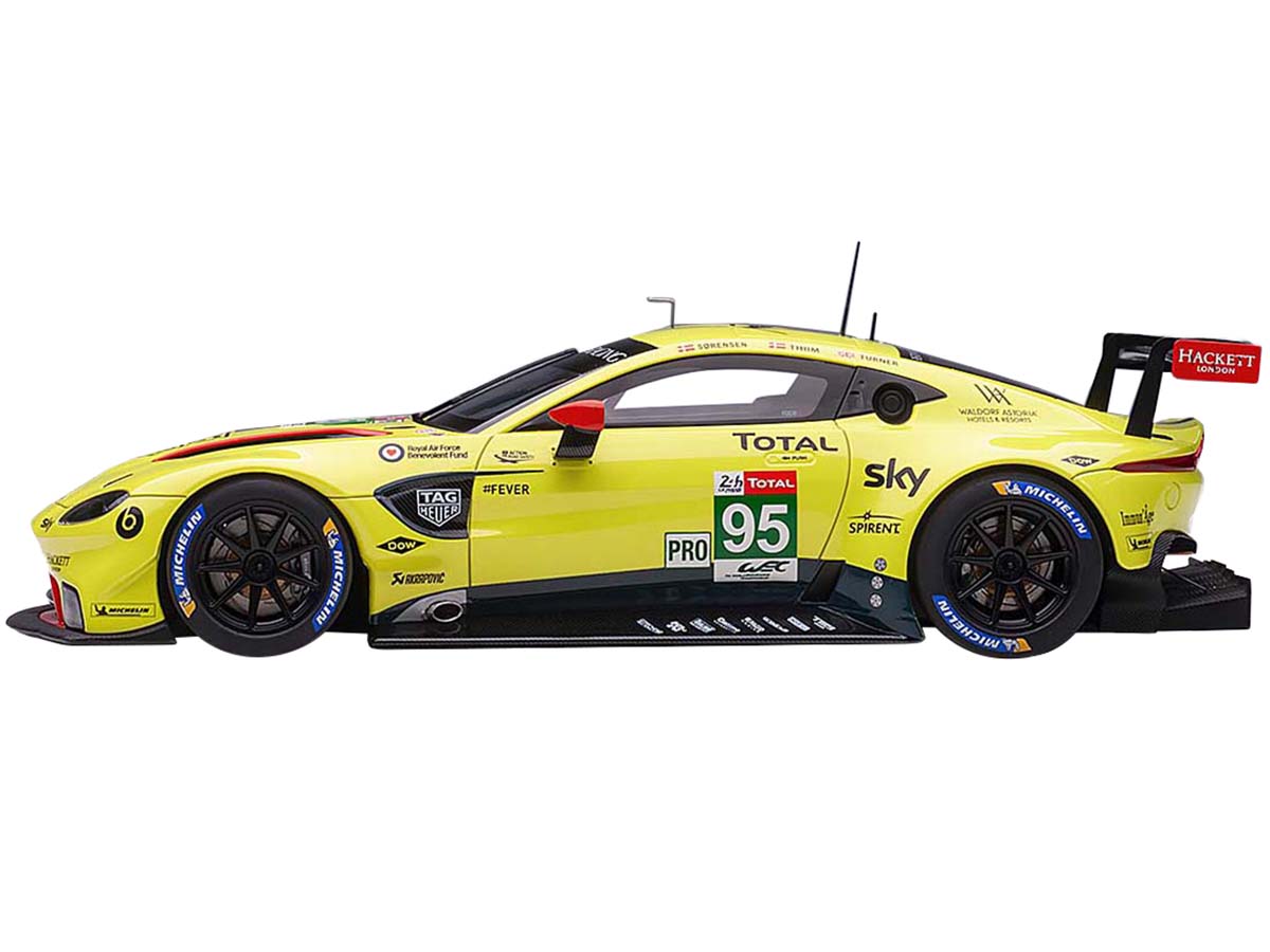 2018 Aston Martin Vantage GTE #95 Sorensen - Thiim - Turner Le Mans PRO 1/18 Model Car by Autoart - view 2