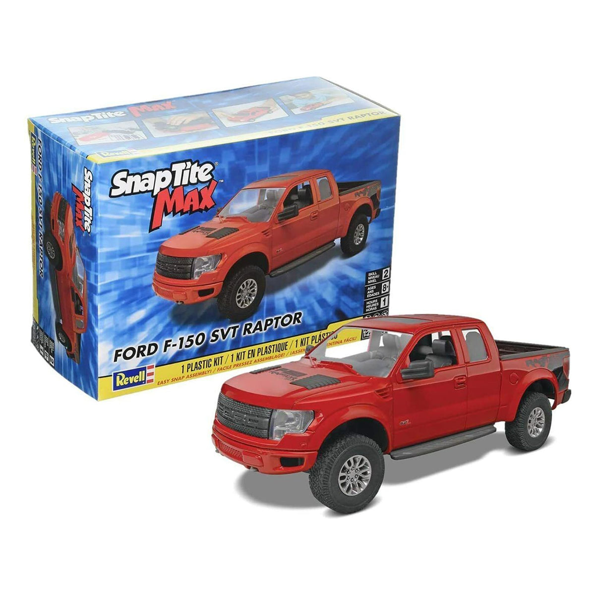 Level 2 Snap Tite Max Model Kit 2013 Ford F-150 SVT Raptor Pickup Truck 1/25 Scale Model by Revell