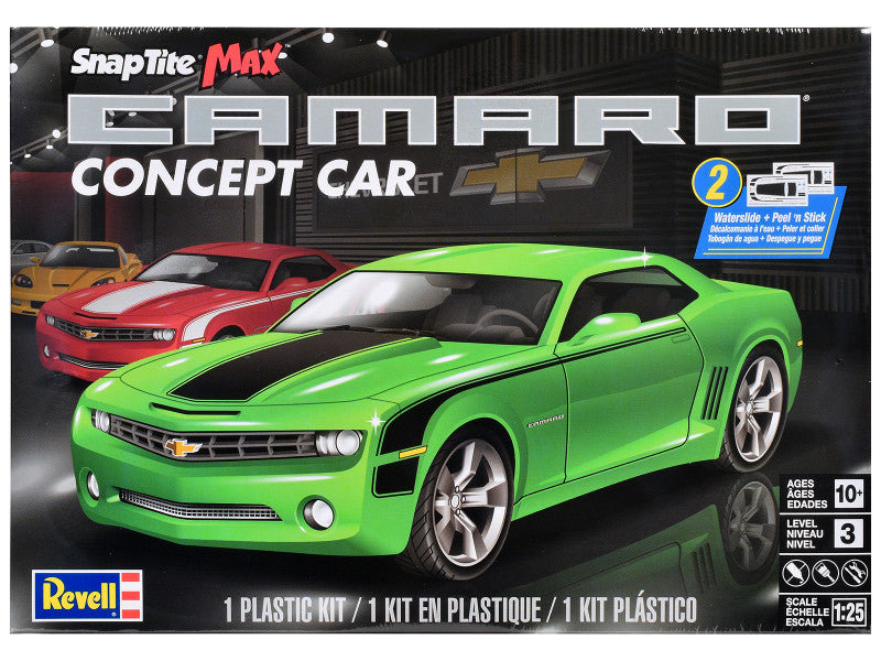 Level 3 Snap Tite Max Model Kit Chevrolet Camaro Concept Car 1/25 Scale Model by Revell