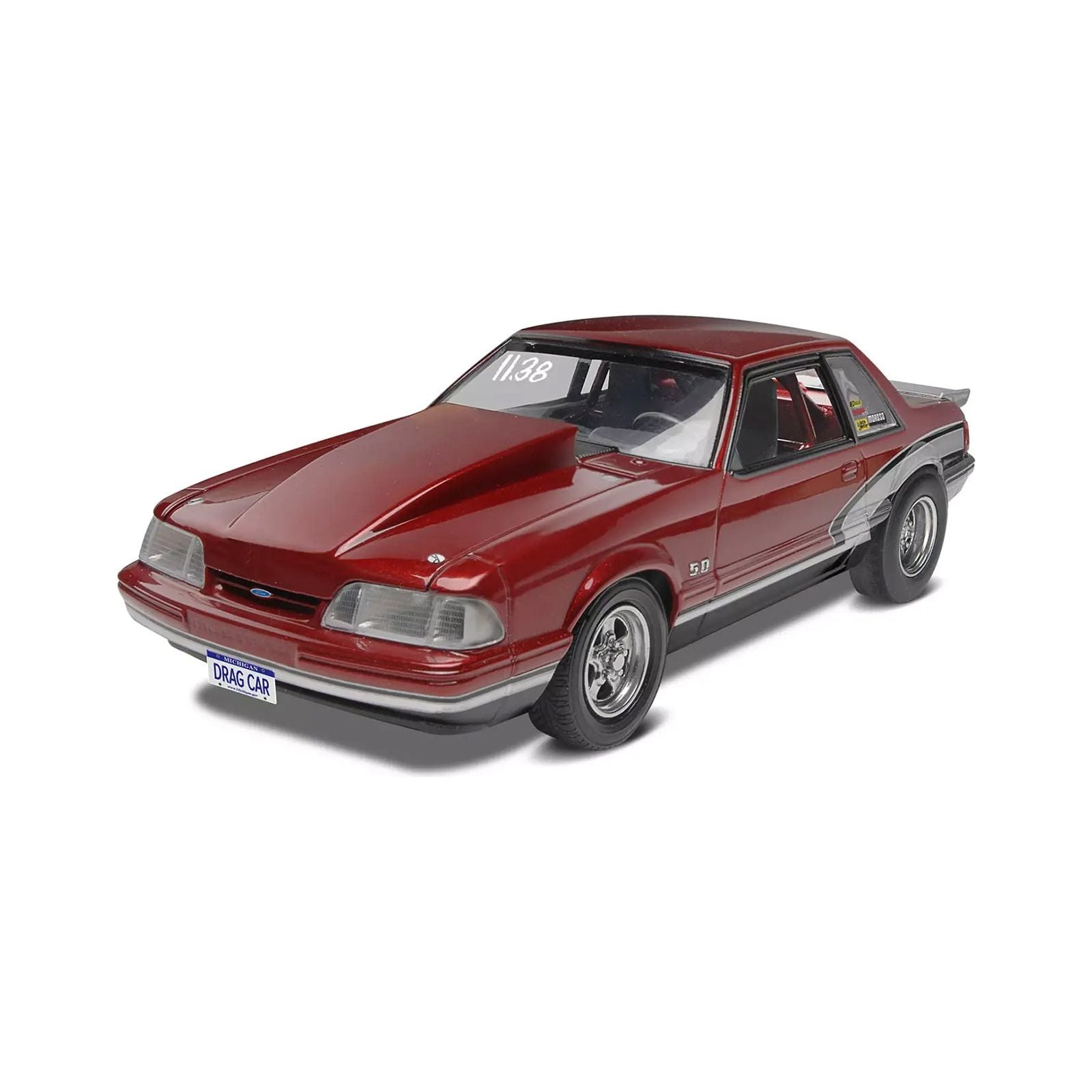 Level 5 Model Kit 1990 Ford Mustang LX 5.0 Drag Racer 1/25 Scale Model by Revell