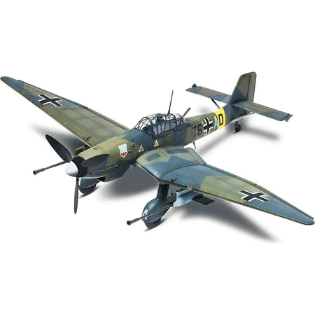 Level 4 Model Kit Junkers STUKA JU 87G-1 Tank Buster Bomber Aircraft 1/48 Scale Model by Revell