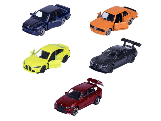 "BMW Edition" 5 Piece Set 1/64 Diecast Model Cars by Majorette
