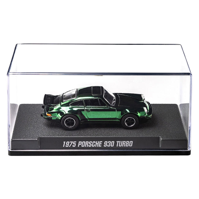 1975 Porsche 930 Turbo Green Metallic "Collection" Series 1/64 Diecast Model Car by Majorette