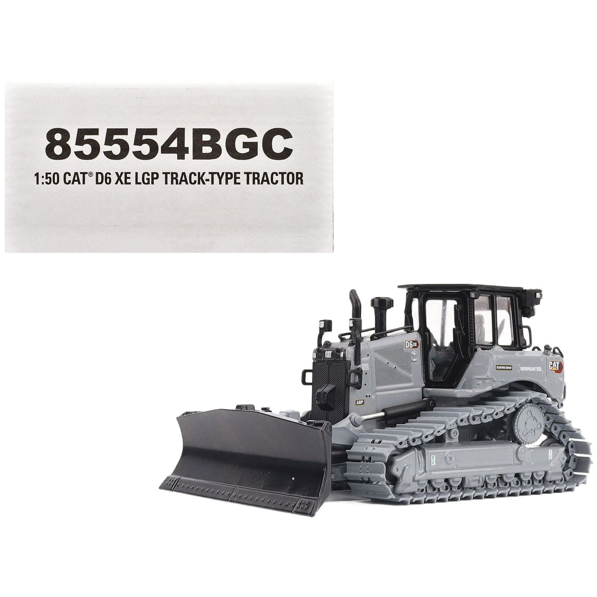 CAT Caterpillar D6 LGP VPAT Track Type Tractor with Operator Gray "Centennial Series" 1/50 Diecast Model by Diecast Masters