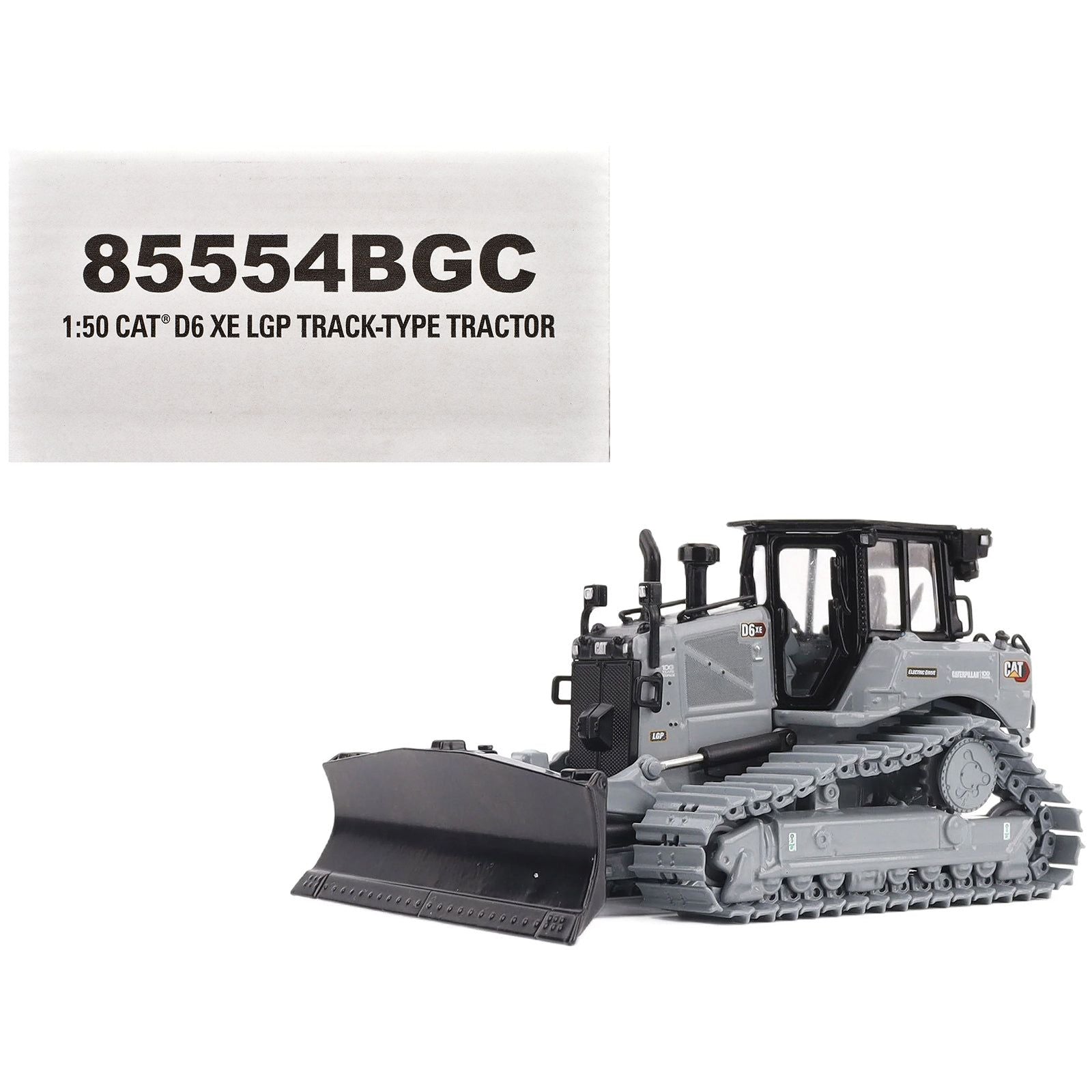 CAT Caterpillar D6 LGP VPAT Track Type Tractor with Operator Gray "Centennial Series" 1/50 Diecast Model by Diecast Masters