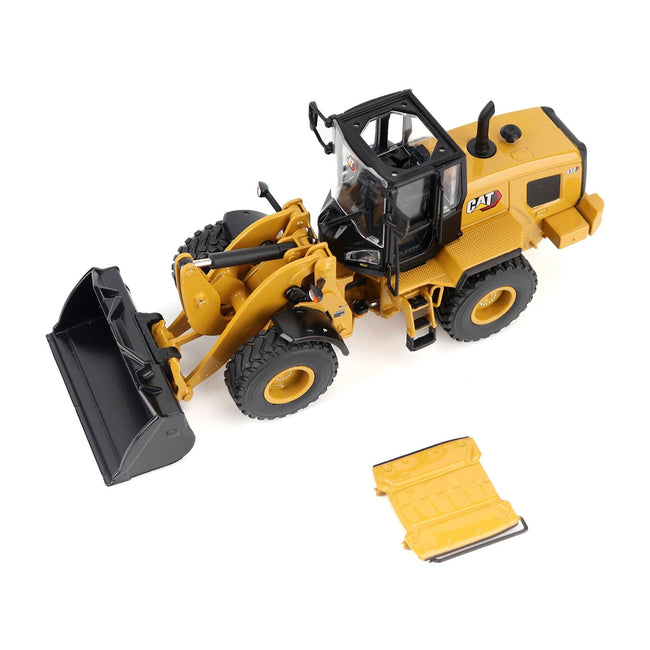 CAT Caterpillar 930 Wheel Loader with Operator Yellow "High Line" Series 1/50 Diecast Model by Diecast Masters