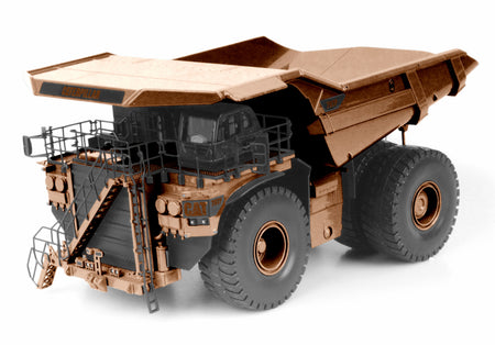 Large brown dump truck model