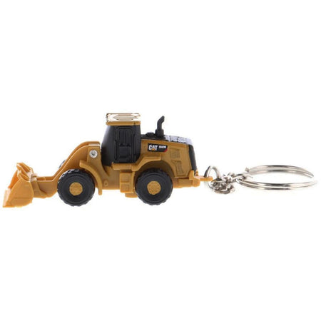 Toy front-end loader keychain.