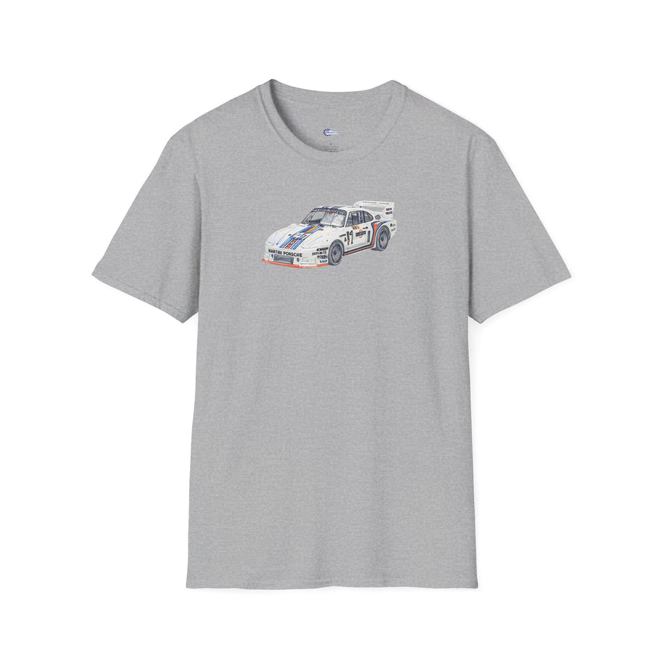 Sketch Art 24 Hours of Le Mans Porsche 935/77 #41 Martini Racing T-Shirt