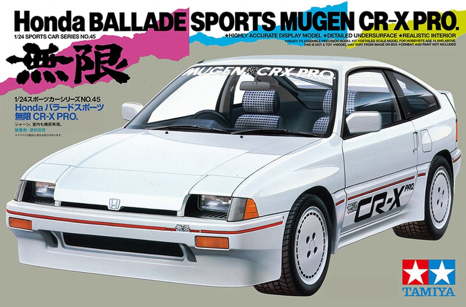 Tamiya 1/24 Ballade Sports 'Mugen' CRX Plastic Model Kit