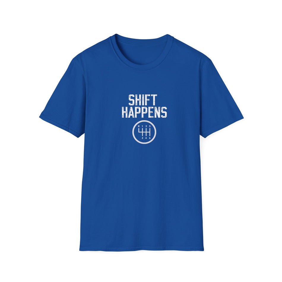 Vintage T-Shirt - Shift Happens - Text Design