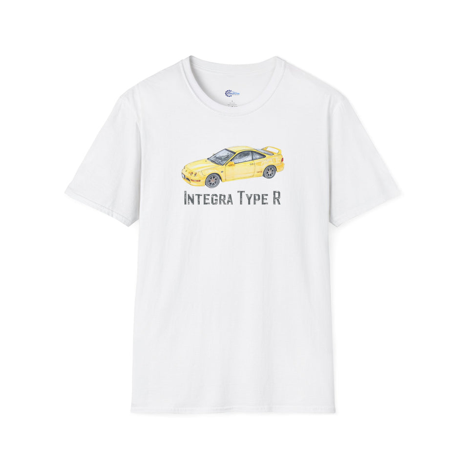 JDM T-Shirt - 2000 Acura Integra Type R Yellow with model designation