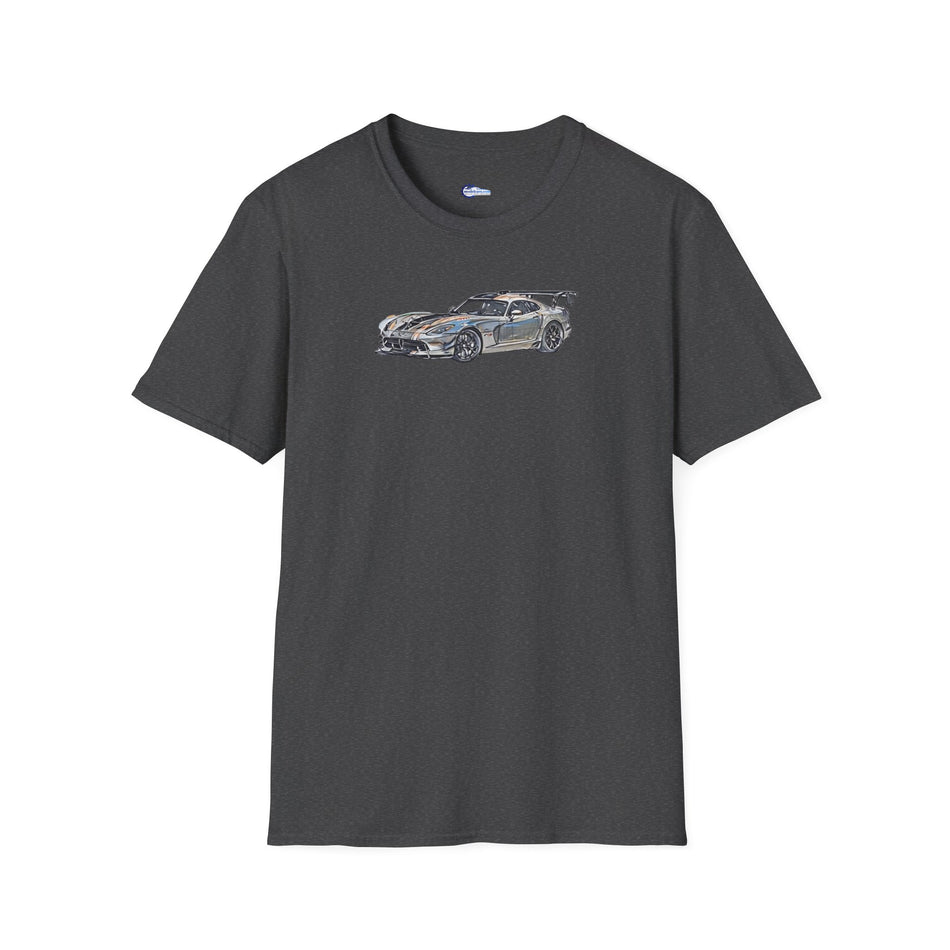 Dodge Viper Color Sketch T-Shirt