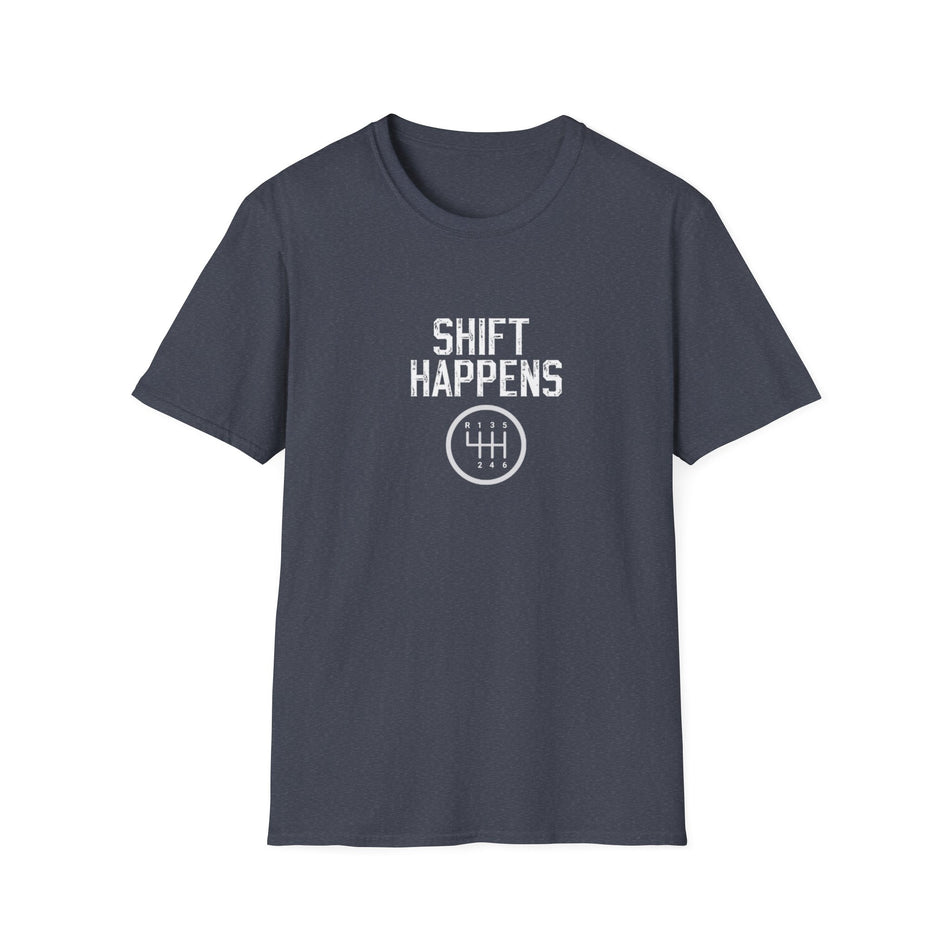 Vintage T-Shirt - Shift Happens - Text Design