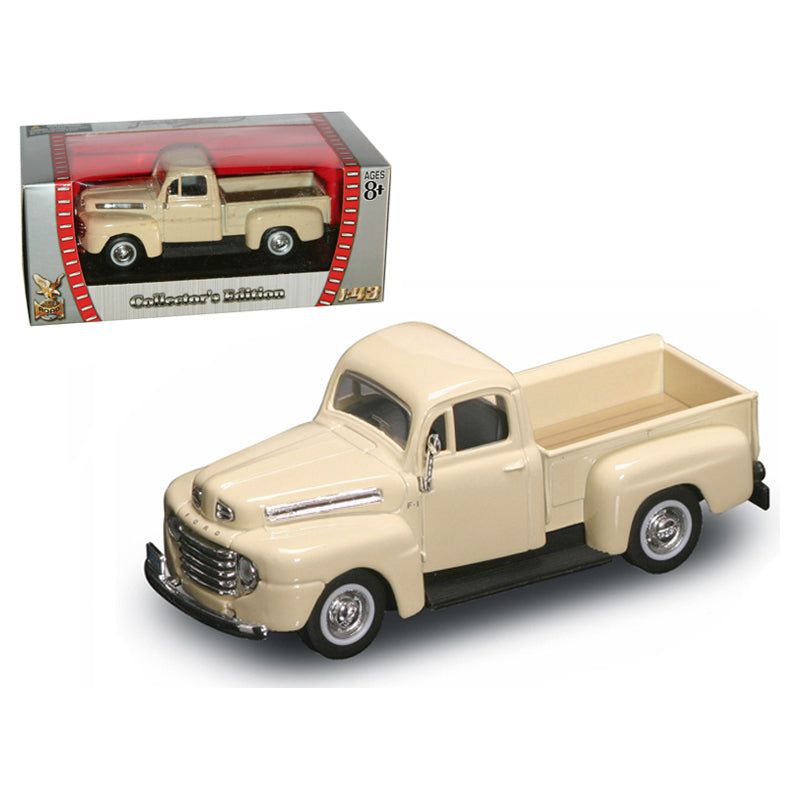 1948 Ford F-1 Pickup Truck Cream 1/43 Diecast Model Car by Road Signature