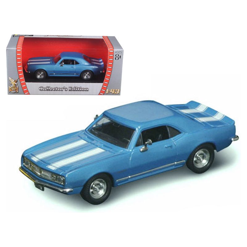 1967 Chevrolet Camaro Z-28 Blue 1/43 Diecast Model Car by Road Signature