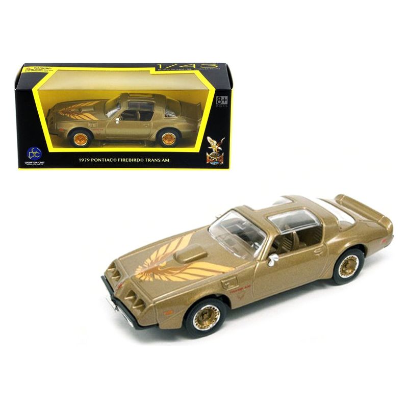 1979 Pontiac Firebird T/A Trans Am Gold 1/43 Diecast Model Car by Road Signature