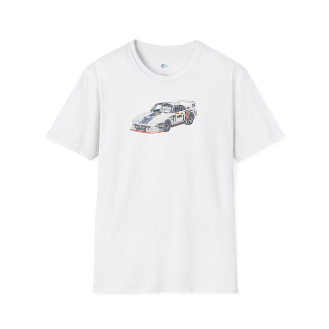 Sketch Art 24 Hours of Le Mans Porsche 935/77 #41 Martini Racing T-Shirt