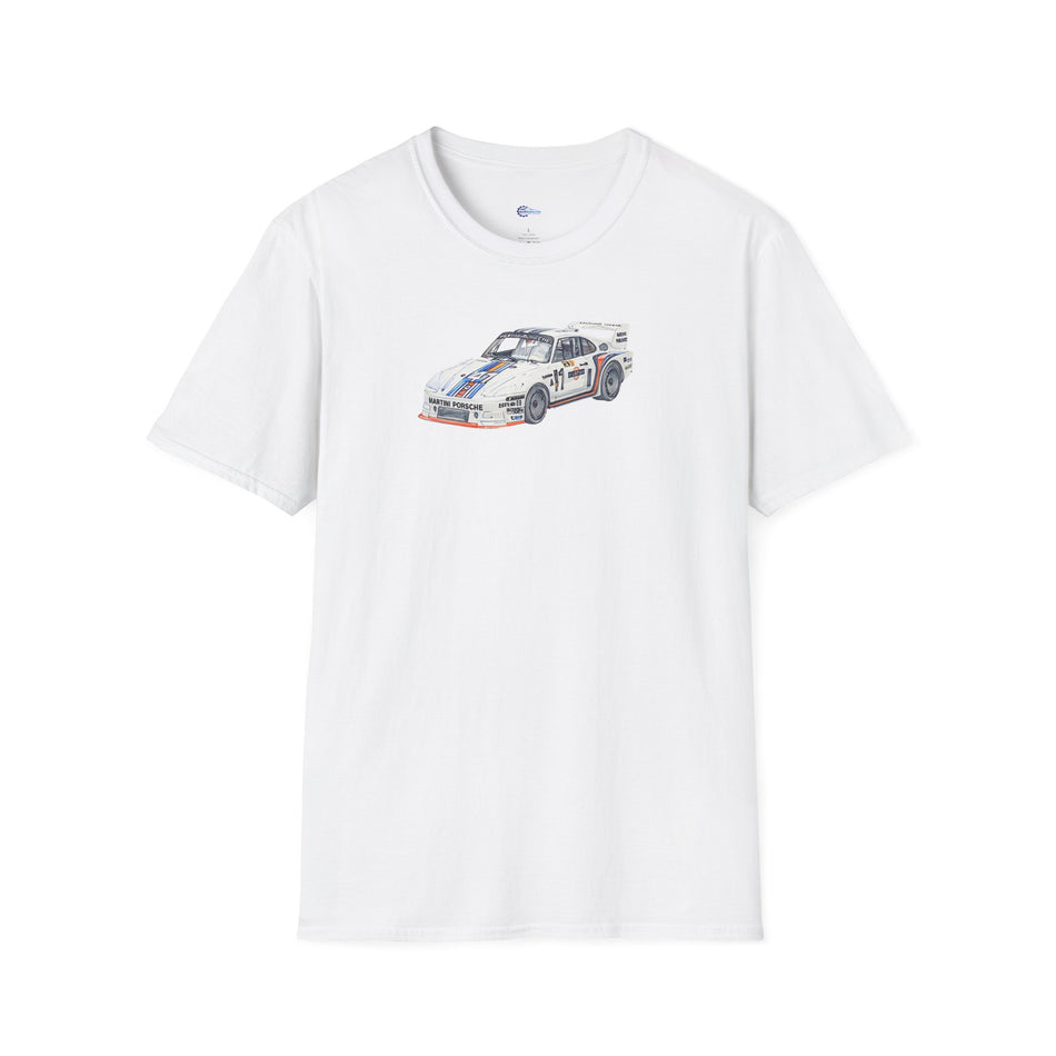 Sketch Art 24 Hours of Le Mans Porsche 935/77 #41 Martini Racing T-Shirt