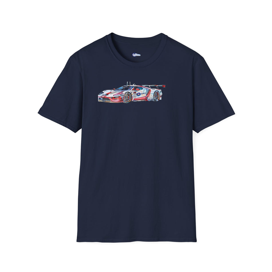 Sketch Art 24 Hours of Le Mans #69 Ryan Briscoe - Scott Dixon - Richard Westbrook Unisex T-Shirt - Racing Enthusiast Apparel