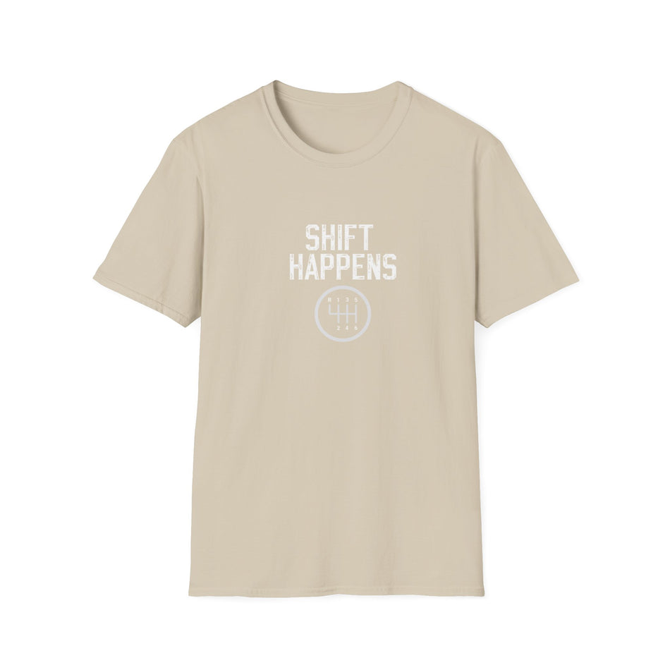 Vintage T-Shirt - Shift Happens - Text Design