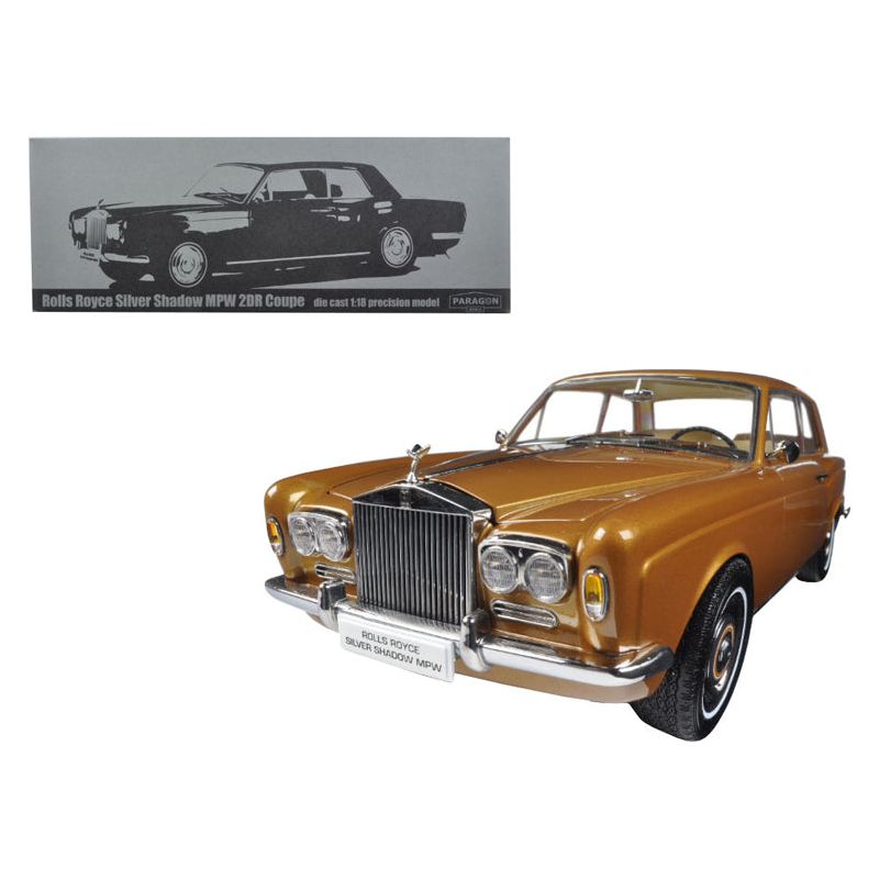 1968 Rolls Royce Silver Shadow Bronze 1/18 Diecast Model Car by Paragon