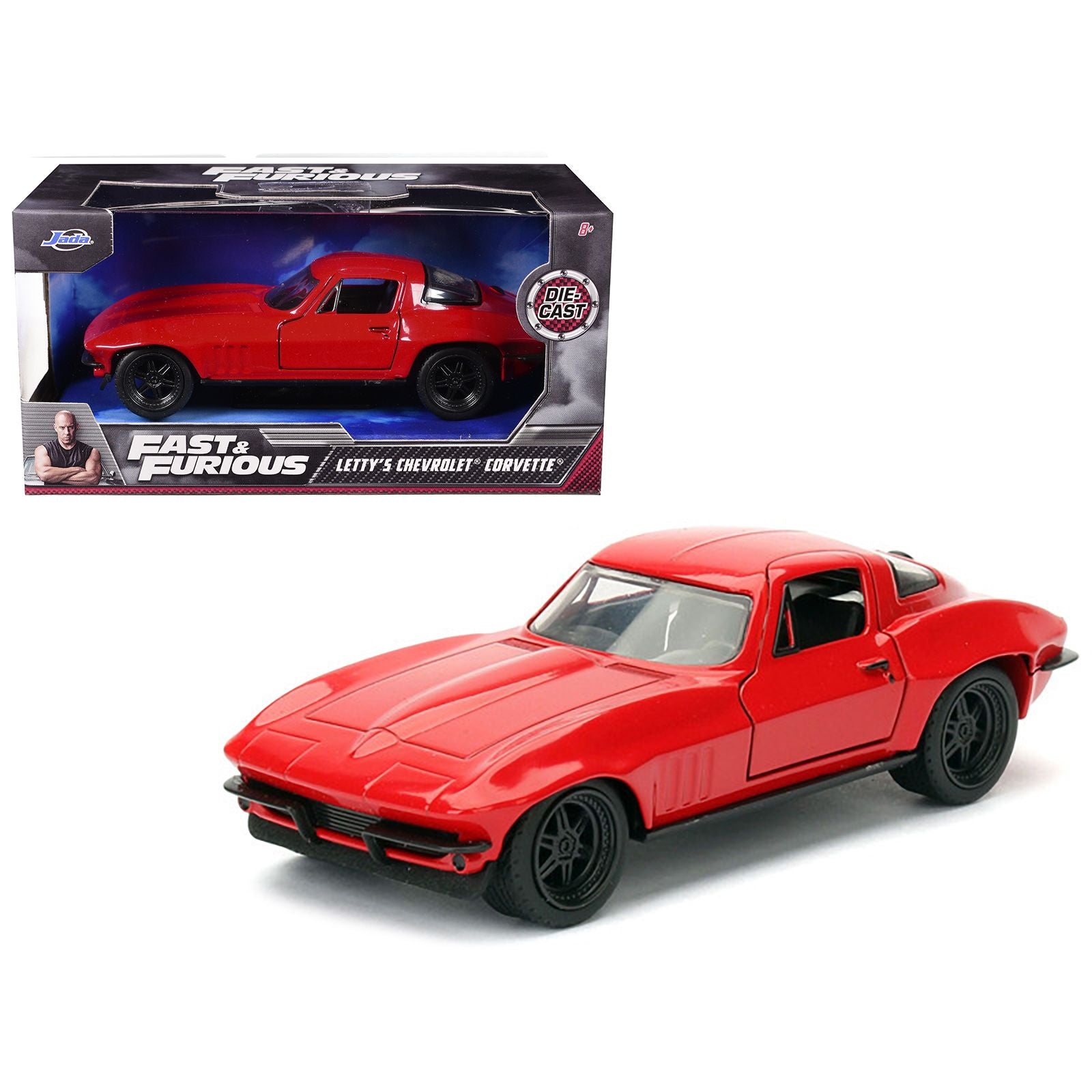 Letty's Chevrolet Corvette Fast & Furious F8 "The Fate of the Furious" Movie 1/32 Diecast Model Car  by Jada