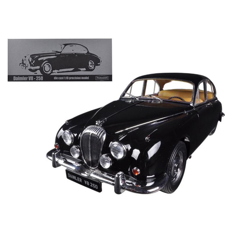 1967 Daimler V8-250 Black Limited to 3000pc 1/18 Diecast Car Model by Paragon