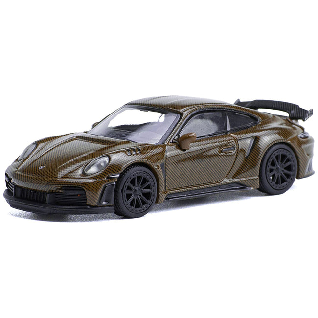 992 Stinger GTR Brown Carbon 1/64 Diecast Model Car by Pop Race - Pop Race - ModelCars.com