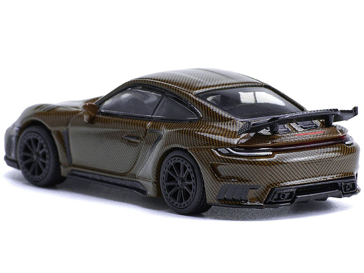 992 Stinger GTR Brown Carbon 1/64 Diecast Model Car by Pop Race-Pop Race-ModelCars.com