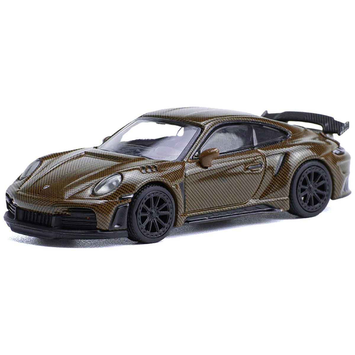 992 Stinger GTR Brown Carbon 1/64 Diecast Model Car by Pop Race-Pop Race-ModelCars.com