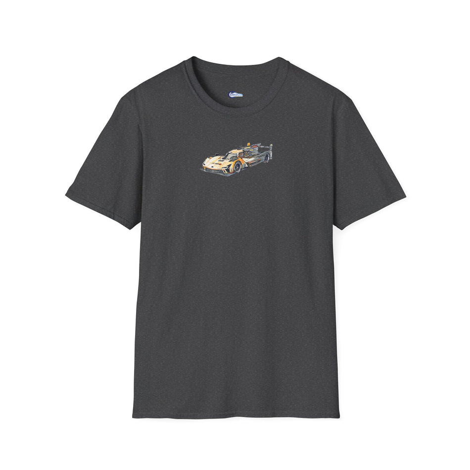 Cadillac V-Series Sketch-Art Le Mans Style T-Shirt, Car Enthusiast Gift, Race Car Fan Shirt,